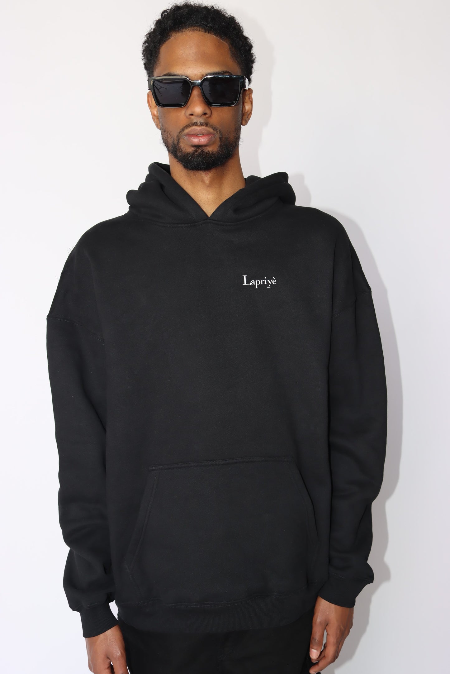 LOYALTY MEANS EVERYTHING OVERSIZED HOODIE IN BLACK