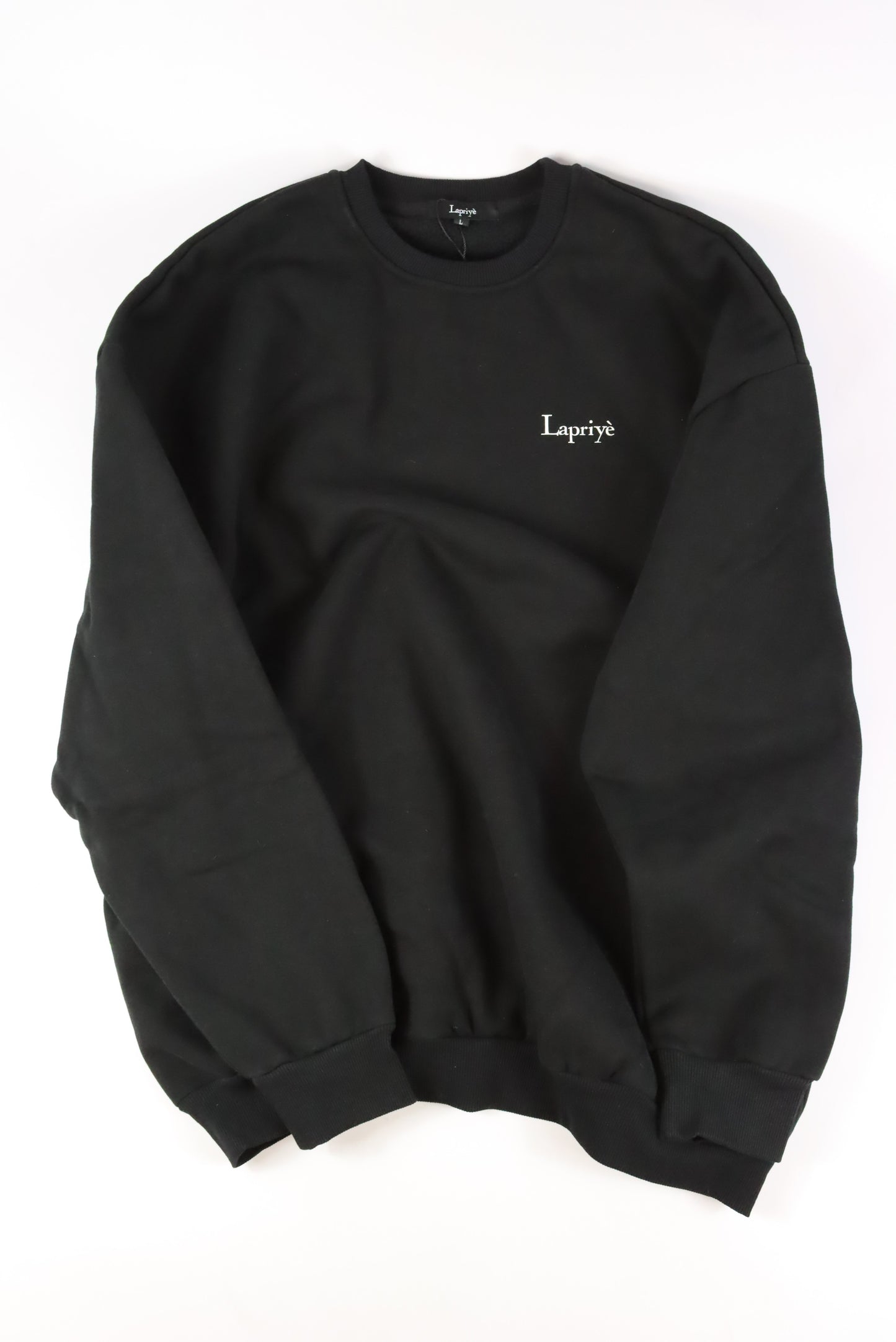 LOYALTY MEANS EVERYTHING OVERSIZED SWEATER IN BLACK